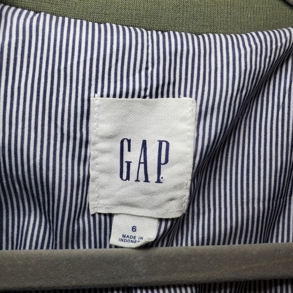 Gap Olive Green Academy Blazer Sz 6 - Picture 10 of 11
